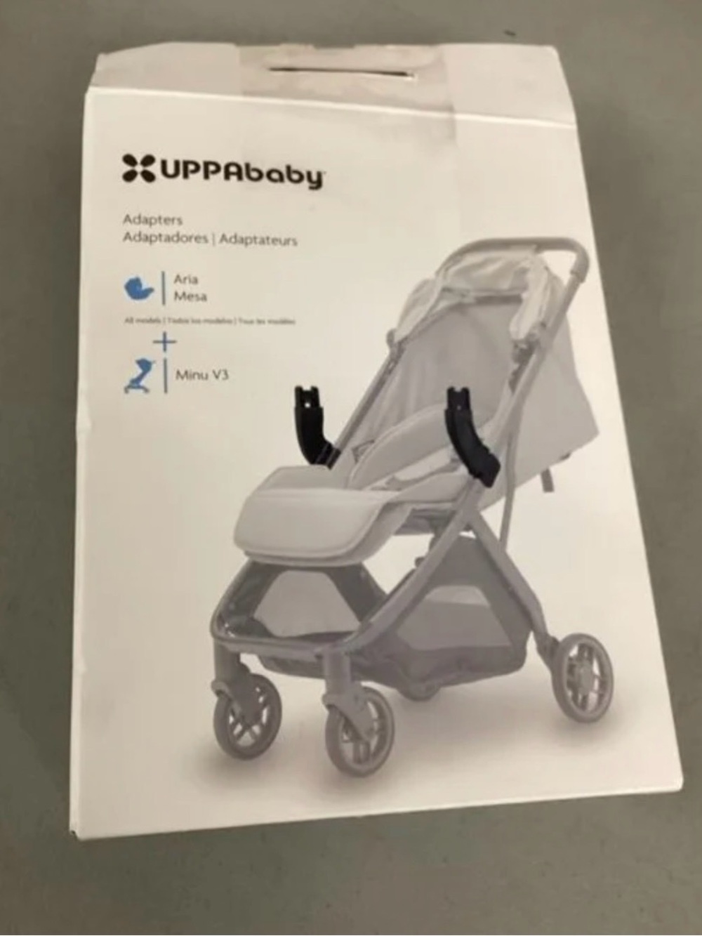 UPPAbaby Infant Car Seat Adapter for Aria/Mesa - White